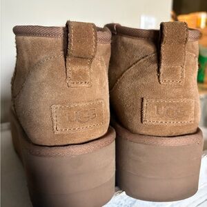 UGG Beige Shearling Boots